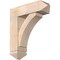 Ekena Millwork Thorton Arts and Crafts Smooth Bracket w/ Offset Brace, Douglas Fir, 7 1/2"W x 24"D x 28"H BKT0806X24X28THR03SDF - alternate 1